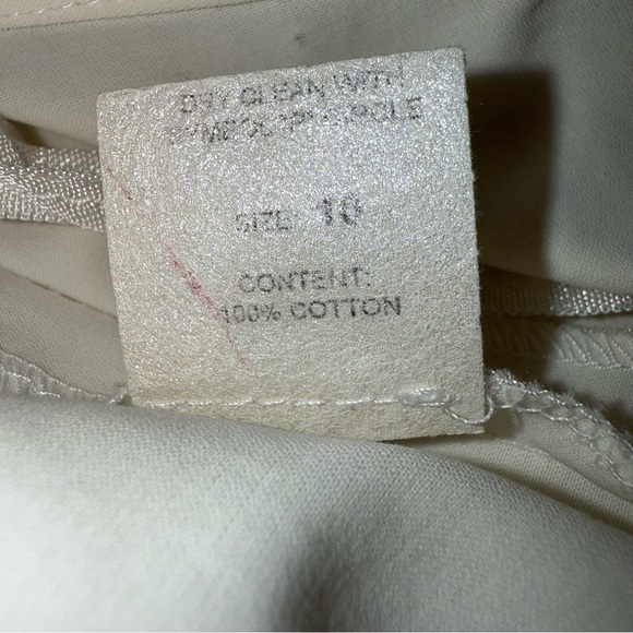 Yeohlee New York Cream Cotton Midi Skirt Women’s Size 10 – Made in USA - Picture 5 of 10